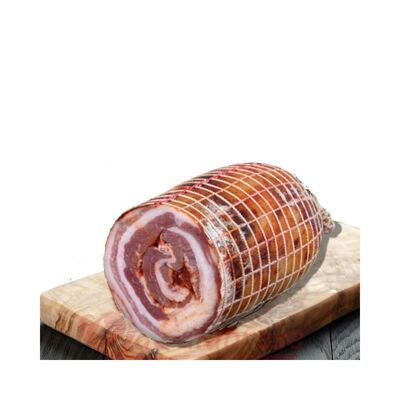 Bacon enrollado picante sazonado de Calabria 500 g