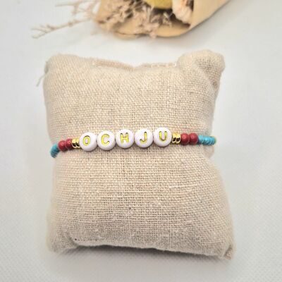 Natural Stones Bracelet "Ochju" (Turquoise)