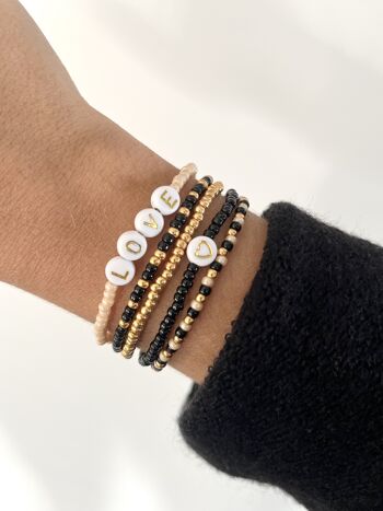 Set de 5 bracelets en perle miyuki - modèle TESS 2