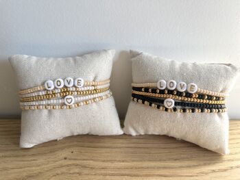 Set de 5 bracelets en perle miyuki - modèle TESS 5