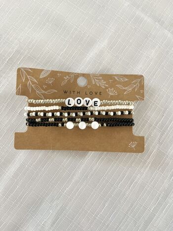 Set de 5 bracelets en perle miyuki - modèle TESS 8
