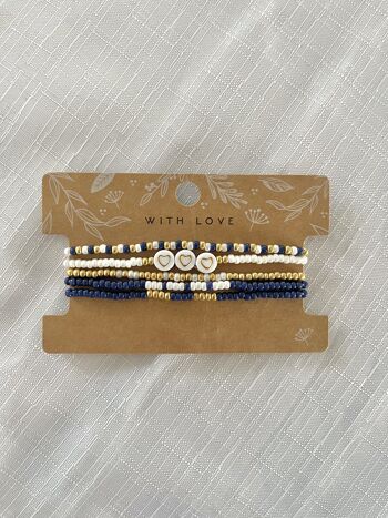 Set de 5 bracelets en perle miyuki - modèle TESS 10
