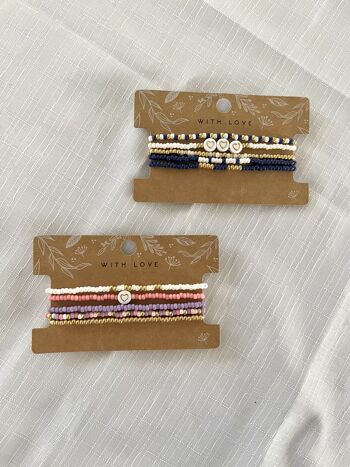 Set de 5 bracelets en perle miyuki - modèle TESS 11