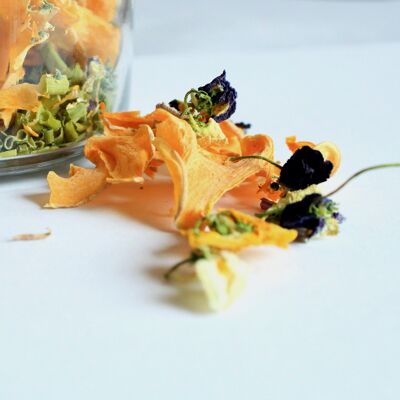 Organic dressing: PRIMORICCO Pumpkin and Chives - vegetables and edible flowers, ideal for risottos, pasta and first courses