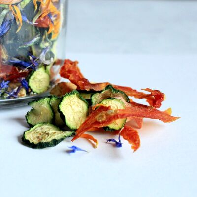 Condimento bio: PRIMORICCO Gusto Mix - verdure e fiori eduli, ideale per risotto, pasta e primi piatti