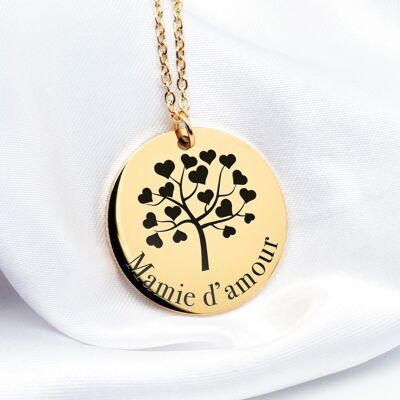 Granny of Love engraved necklace - 304 stainless steel