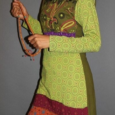Vestido patchwork de Nepalaya