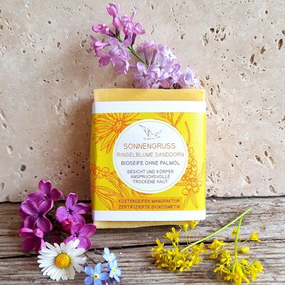 SUN GREETING Soap for dry skin with sea buckthorn & marigold