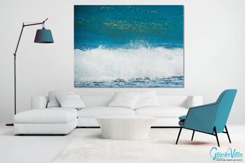 Papier peint : le bruit de la mer 2 - format paysage 4:3 - nombreuses tailles et matériaux - motif d'art photographique exclusif sous forme d'image sur toile ou d'image en verre acrylique pour la décoration murale 2