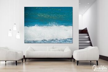 Papier peint : le bruit de la mer 2 - format paysage 4:3 - nombreuses tailles et matériaux - motif d'art photographique exclusif sous forme d'image sur toile ou d'image en verre acrylique pour la décoration murale 3