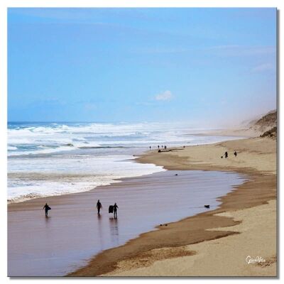 Mural: Primavera junto al mar - Cuadrado 1:1 - Muchos tamaños y materiales - Motivo exclusivo de arte fotográfico como lienzo o imagen de vidrio acrílico para decoración de paredes