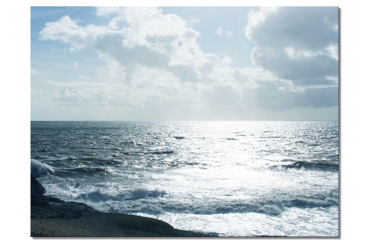 Papier peint : nostalgie de la mer 5 - format paysage 4:3 - nombreuses tailles et matériaux - motif d'art photo exclusif comme image sur toile ou image sur verre acrylique pour la décoration murale