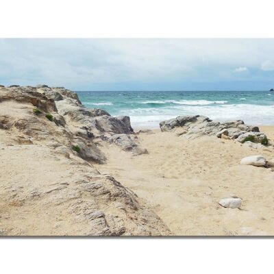 Mural: longing for the sea 6 - landscape format 2:1 - many sizes & materials - exclusive photo art motif as a canvas picture or acrylic glass picture for wall decoration
