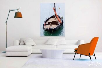Murale : oh le bateau ! 11 - format portrait 3:4 - nombreuses tailles et matériaux - motif d'art photographique exclusif sous forme de toile ou d'image en verre acrylique pour la décoration murale 3