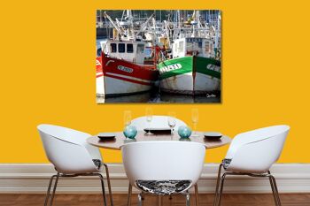 Murale : oh le bateau ! 12 - format paysage 4:3 - nombreuses tailles et matériaux - motif d'art photographique exclusif sous forme de toile ou d'image en verre acrylique pour la décoration murale 4