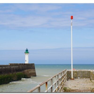 Papier peint : Le phare 10 - format paysage 4:3 - nombreuses tailles et matériaux - motif d'art photographique exclusif sous forme d'image sur toile ou d'image en verre acrylique pour la décoration murale