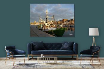 Murale : oh le bateau ! 10 - format paysage 4:3 - nombreuses tailles et matériaux - motif d'art photographique exclusif sous forme de toile ou d'image en verre acrylique pour la décoration murale 2