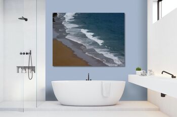 Papier peint : Sea surf 1 - format paysage 4:3 - nombreuses tailles et matériaux - motif d'art photo exclusif comme image sur toile ou image sur verre acrylique pour la décoration murale 4