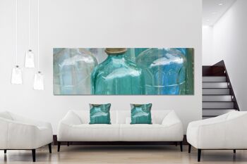 Ensemble de coussins photo décoratifs (2 pièces), motif : verre scintillant 2 - taille : 40 x 40 cm - housse de coussin premium, coussin décoratif, coussin décoratif, coussin photo, housse de coussin 5