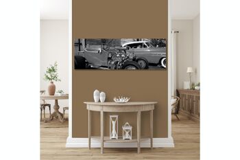 Papier peint : Hot Rods at Key West - Paysage panoramique 3:1 - Nombreuses tailles et matériaux - Motif d'art photographique exclusif sous forme d'image sur toile ou d'image en verre acrylique pour la décoration murale 4