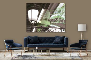 Papier peint : Halle du marché de Paris - format paysage 4:3 - nombreuses tailles et matériaux - motif d'art photographique exclusif sous forme d'image sur toile ou d'image en verre acrylique pour la décoration murale 2