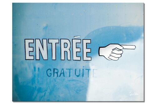 Wandbild: Treten Sie ein! - Querformat 4:3 - viele Größen & Materialien – Exklusives Fotokunst-Motiv als Leinwandbild oder Acrylglasbild zur Wand-Dekoration