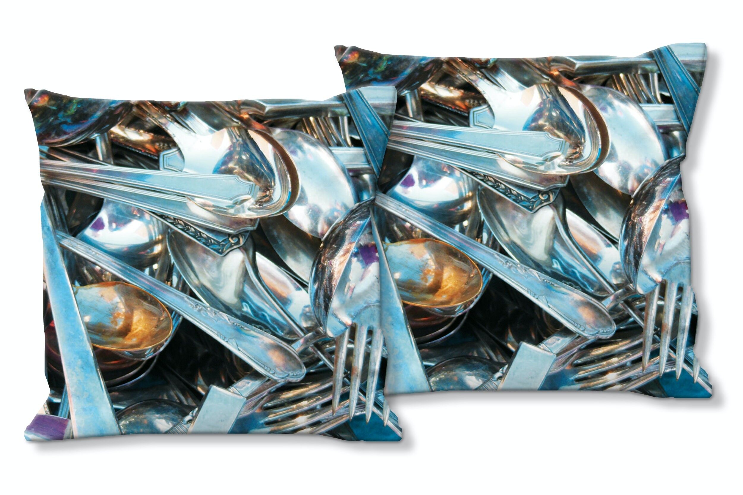 Juego de cojines decorativos con foto (2 piezas), motivo: fino y noble 3 - tamaño: 40 x 40 cm - funda de cojín premium, cojín decorativo, cojín decorativo, cojín fotográfico, funda de cojín