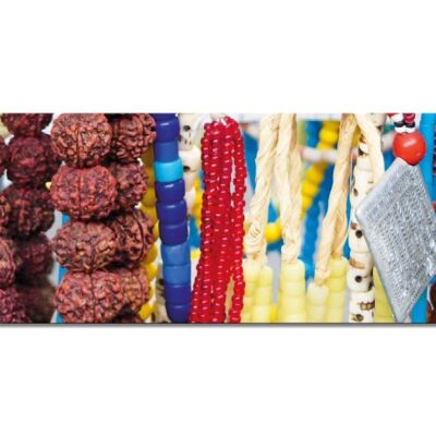 Wandbild: Ketten & Ketten & Ketten 1 - Panorama quer 3:1 - viele Größen & Materialien – Exklusives Fotokunst-Motiv als Leinwandbild oder Acrylglasbild zur Wand-Dekoration