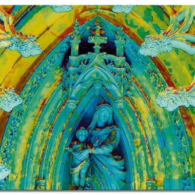 Mural: In the chapel 2 - landscape format 4:3 - many sizes & materials - exclusive photo art motif as a canvas picture or acrylic glass picture for wall decoration