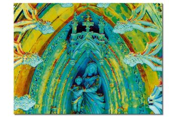 Papier peint : Dans la chapelle 2 - format paysage 4:3 - nombreuses tailles et matériaux - motif d'art photographique exclusif sous forme d'image sur toile ou d'image en verre acrylique pour la décoration murale 1