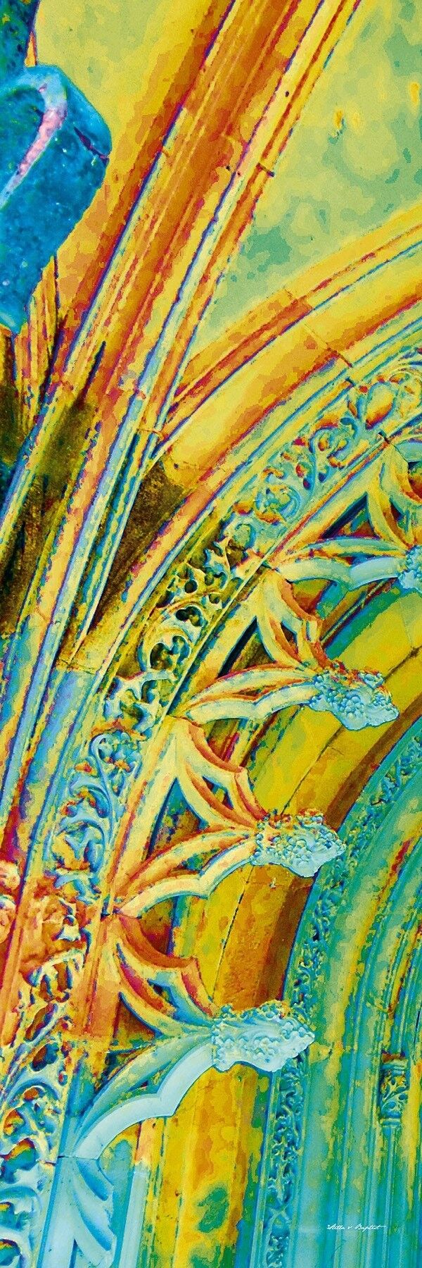 Mural: In the chapel 6 - panorama high 1:3 - many sizes & materials - exclusive photo art motif as a canvas picture or acrylic glass picture for wall decoration