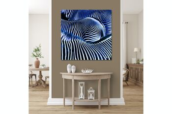 Papier peint : Zebra love 2 - carré 1:1 - nombreuses tailles et matériaux - motif d'art photographique exclusif sous forme d'image sur toile ou d'image en verre acrylique pour la décoration murale 4