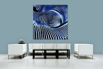Papier peint : Zebra love 2 - carré 1:1 - nombreuses tailles et matériaux - motif d'art photographique exclusif sous forme d'image sur toile ou d'image en verre acrylique pour la décoration murale 9