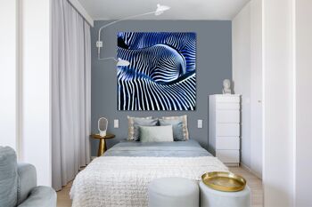 Papier peint : Zebra love 2 - carré 1:1 - nombreuses tailles et matériaux - motif d'art photographique exclusif sous forme d'image sur toile ou d'image en verre acrylique pour la décoration murale 12