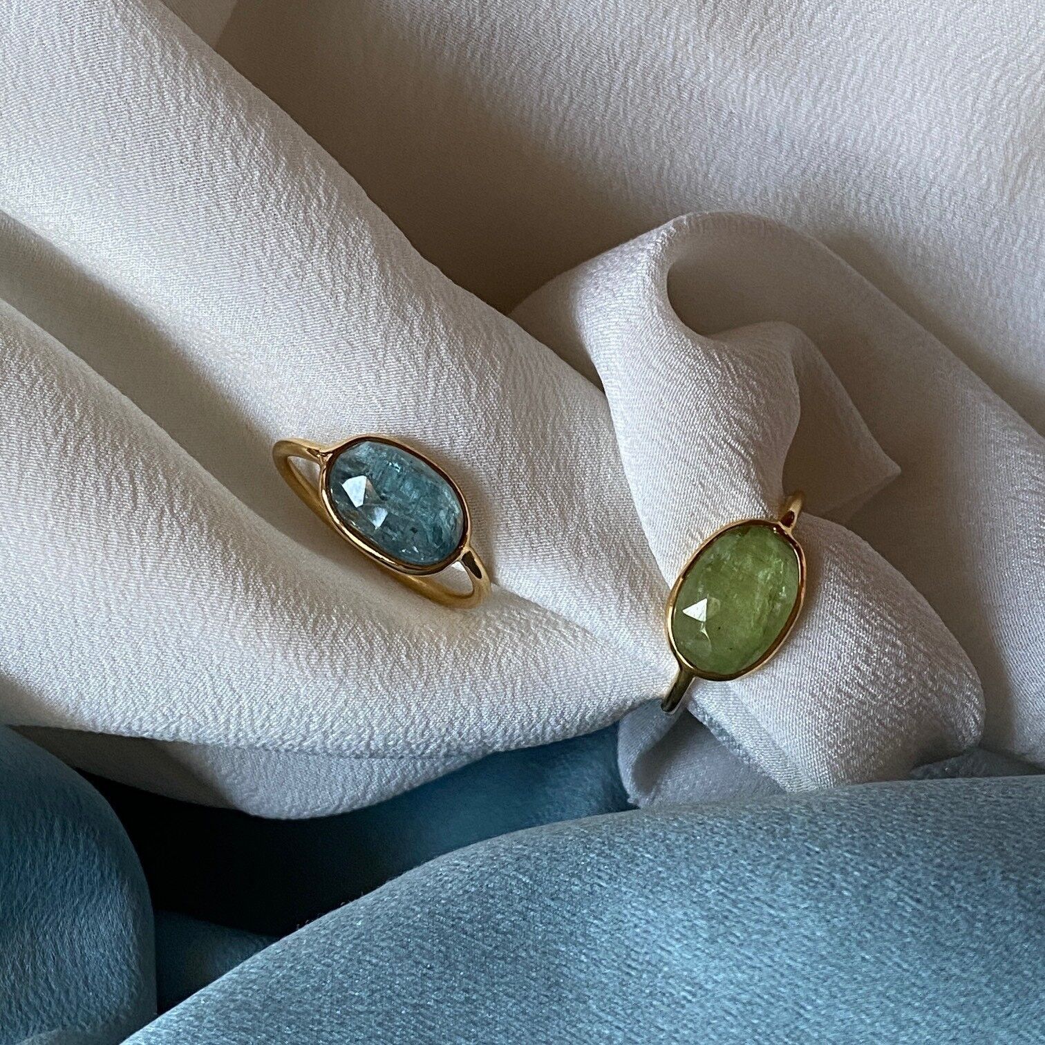 Namaste set anello cianite (BAGHO11)