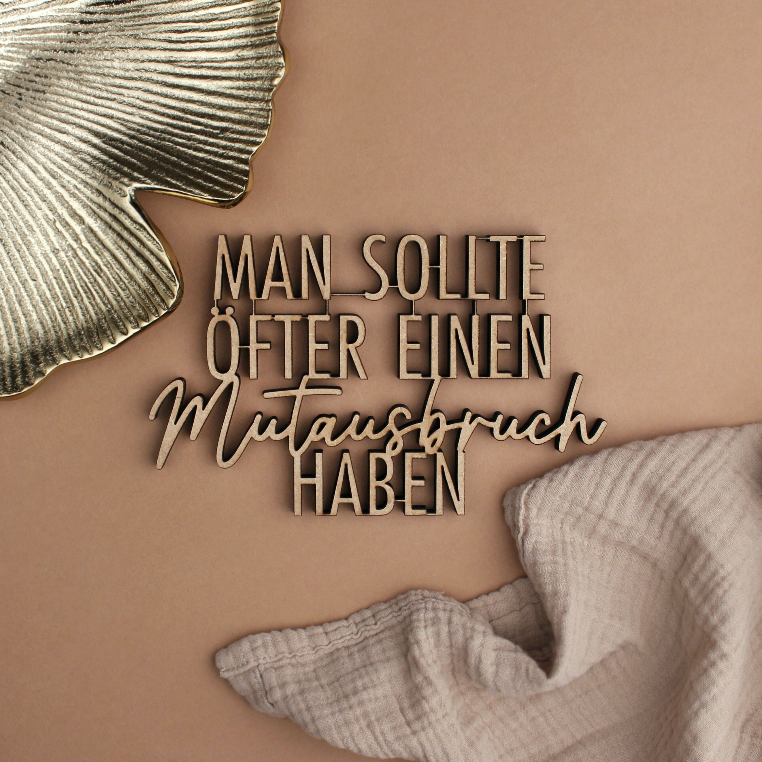 Man sollte öfter einen Mutausbruch haben - Gr. M