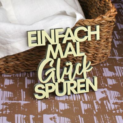 Einfach mal Glück spüren - Gr. M