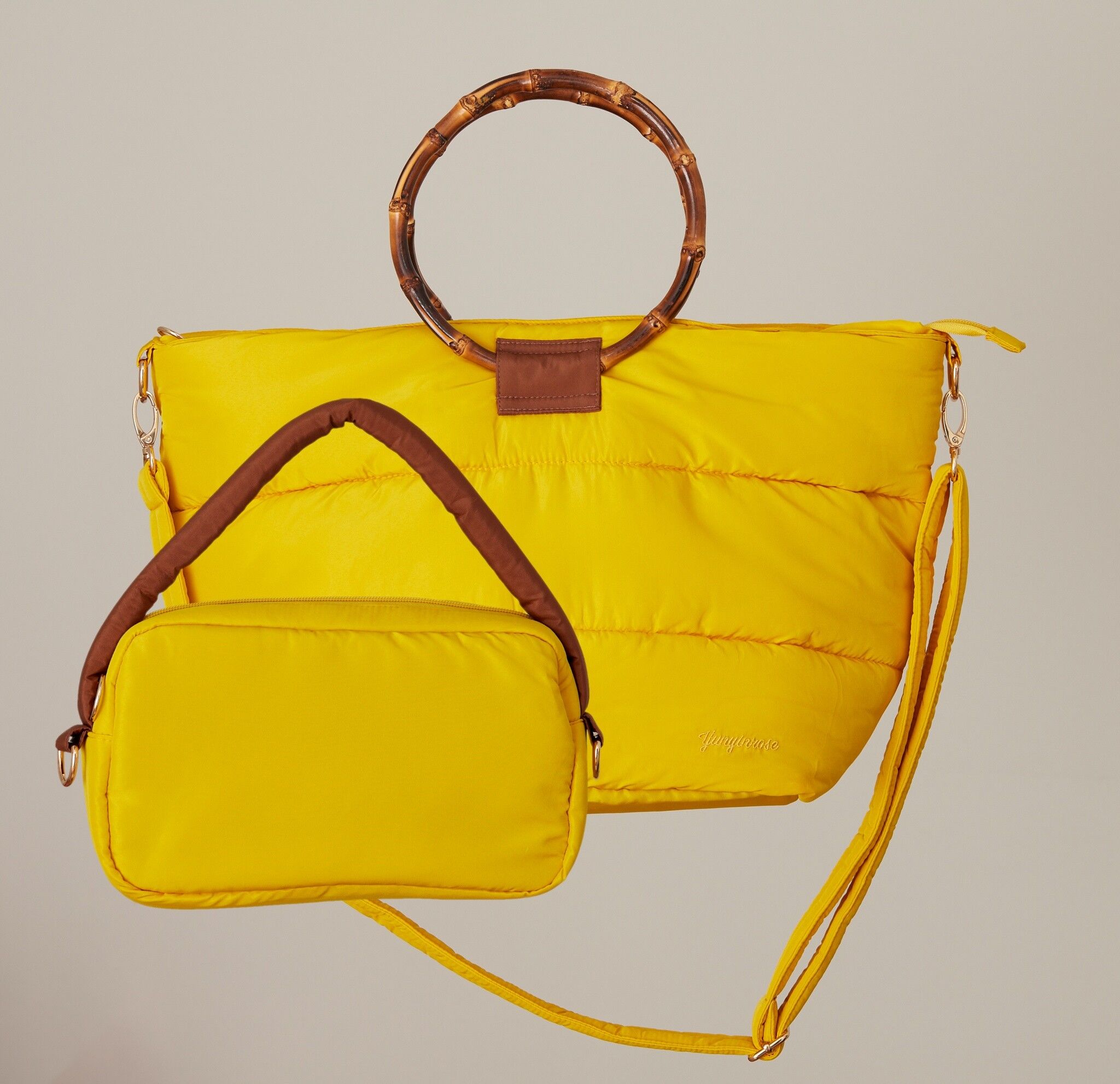 DANA BOLSO ACOLCHADO 2 EN 1 AMARILLO