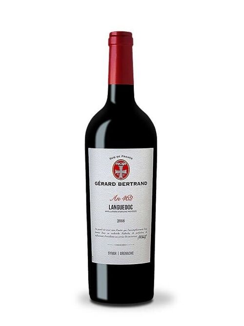 Héritage "An 462" rouge 2017 Languedoc Magnum avec sa caisse bois