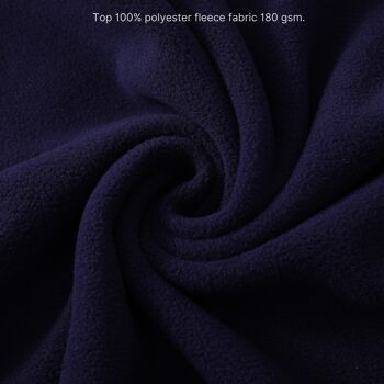 SaneShoppe Haut en polaire à manches longues pour homme 100 % coton Bas Pyjamas Ensembles Loungewear -XL, Bleu-138 6