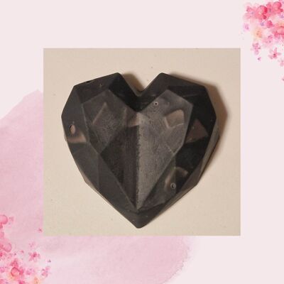 Black Rose Heart Soap - 30g