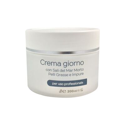 OILY AND IMPURE SKIN DAY CREAM with Dead Sea Salts - 200ml