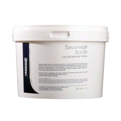 SAVONAGE SCRUB con Sali del Mar Morto - 4Kg