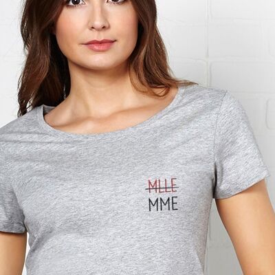 T-shirt femme MLLE - MME (brodé)