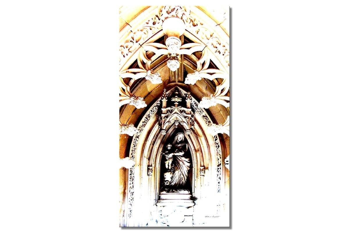 Mural: In the chapel 9 - portrait format 1:2 - many sizes & materials - exclusive photo art motif as a canvas picture or acrylic glass picture for wall decoration