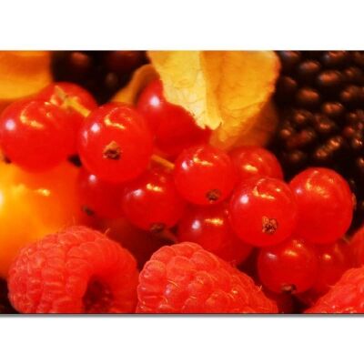 Mural: Fruits 2 - landscape format 2:1 - many sizes & materials - exclusive photo art motif as a canvas picture or acrylic glass picture for wall decoration