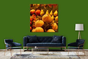 Papier peint : Fruits 5 - carré 1:1 - nombreuses tailles et matériaux - motif d'art photographique exclusif sous forme de toile ou d'image en verre acrylique pour la décoration murale 5
