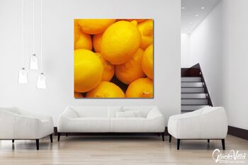 Image murale : Fruits 12 citrons - carré 1:1 - nombreuses tailles et matériaux - motif d'art photographique exclusif comme image sur toile ou image en verre acrylique pour la décoration murale 8