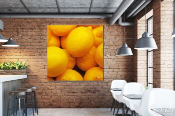 Image murale : Fruits 12 citrons - carré 1:1 - nombreuses tailles et matériaux - motif d'art photographique exclusif comme image sur toile ou image en verre acrylique pour la décoration murale 9