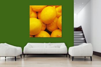 Image murale : Fruits 12 citrons - carré 1:1 - nombreuses tailles et matériaux - motif d'art photographique exclusif comme image sur toile ou image en verre acrylique pour la décoration murale 10